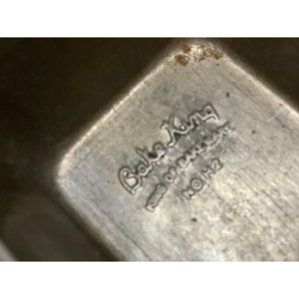 Vintage Bake King EKCO Tin Loaf Pan Set 3 Piece Farmhouse Rustic‎ Bakeware